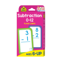 School Zone Subtraction Cards
