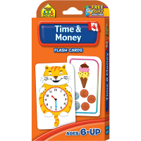 School Zone Canadian Time and Money Flash Cards