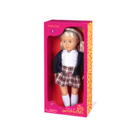 Lucy Grace (Heloisa Lolo), 18-inch Yoga Doll Brown Hair