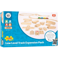 Bigjigs Rail Low Level Track Expansion 25 Piece Set