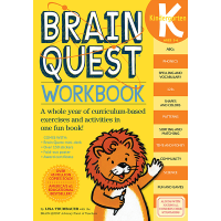 Brain Quest Workbook Kindergarten: A Whole Year of Curriculum-Based Exercises and Activities in one Fun Book!
