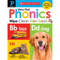 Scholastic Early Learners: Wipe Clean Workbooks - Pre-K: Very First Phonics