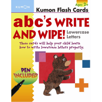 Kumon ABC's Write & Wipe Lowercase Letters