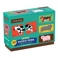 Mudpuppy My First Puzzle Pairs - English to French