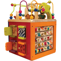 B. Woody Zany Zoo Wooden Activity Cube