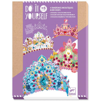 Djeco Like a Princess Mosaic Tiaras Craft Kit