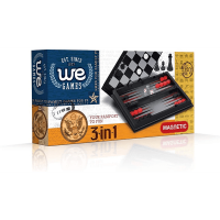 WE Games 3-in-1 Combination Game Set