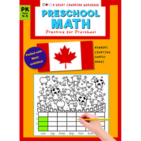 Great Canadian Workbook: Preschool Math