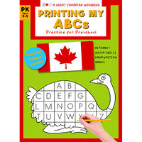 Great Canadian Workbook: Print my ABCs