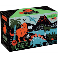 Mudpuppy Dinosaur Glow-in-the-Dark Puzzle