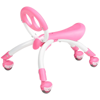 YBike Pewi Pink Ride-On Toy and Walking Buddy