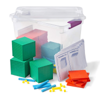 Hand2Mind Plastic Differentiated Base Ten Blocks Class Set