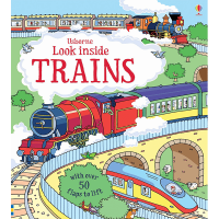 Look Inside Trains Hardcover