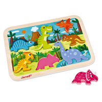 Janod Chunky Puzzle - Dinosaur