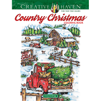 Creative Haven Country Christmas Colouring Book