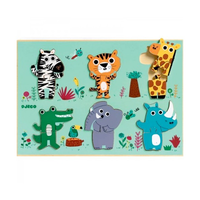 Djeco Wooden Puzzle - Coucou-Croco