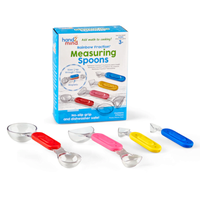 Hand2Mind Rainbow Fraction Measuring Spoons