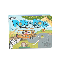 Melissa & Doug Poke-A-Dot: The Wheels on the Bus Wild Safari