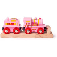 Bigjigs 123 Pink Rail Engine