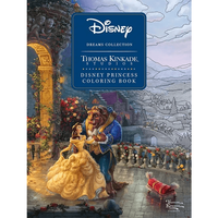 Disney Dreams Collection Thomas Kinkade Studios Disney Princess Coloring Book