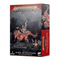 Warhammer Age of Sigmar: Auric Runefather on Magmadroth